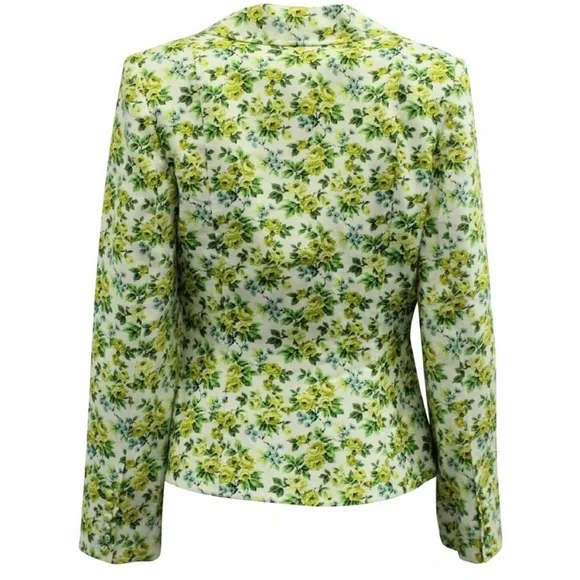 Zimmermann Floral Tailored Blazer AU 1 (US 4) Structured Spring Jacket - Picture 6 of 11